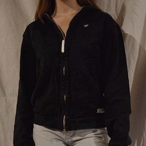 Adidas Originals Black Zip-Up Hoodie